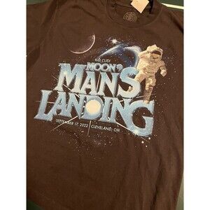 Men’s 2022 Kid Cudi Moon Man’s Landing Concert Tour Music T-Shirt MEDIUM Rap